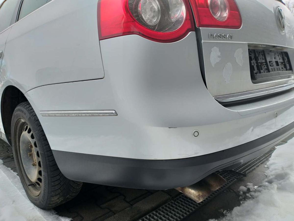 VW Passat 3C original Sto&szlig;stange Stossf&auml;nger hinten LA7W Reflexsilber Kombi Variant Bj.2006